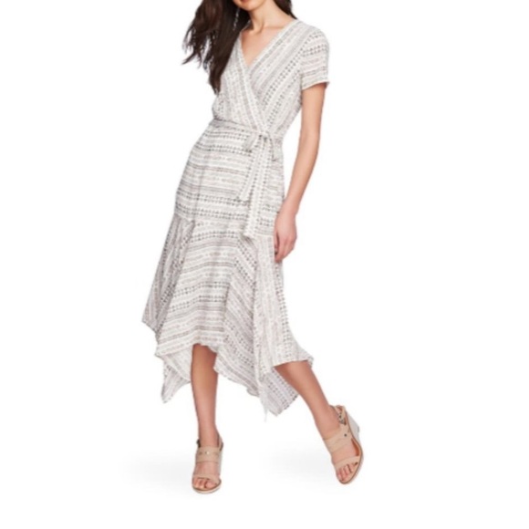 1.STATE Tribal Print Wrap Dress Size 2 nwt - Picture 1 of 3